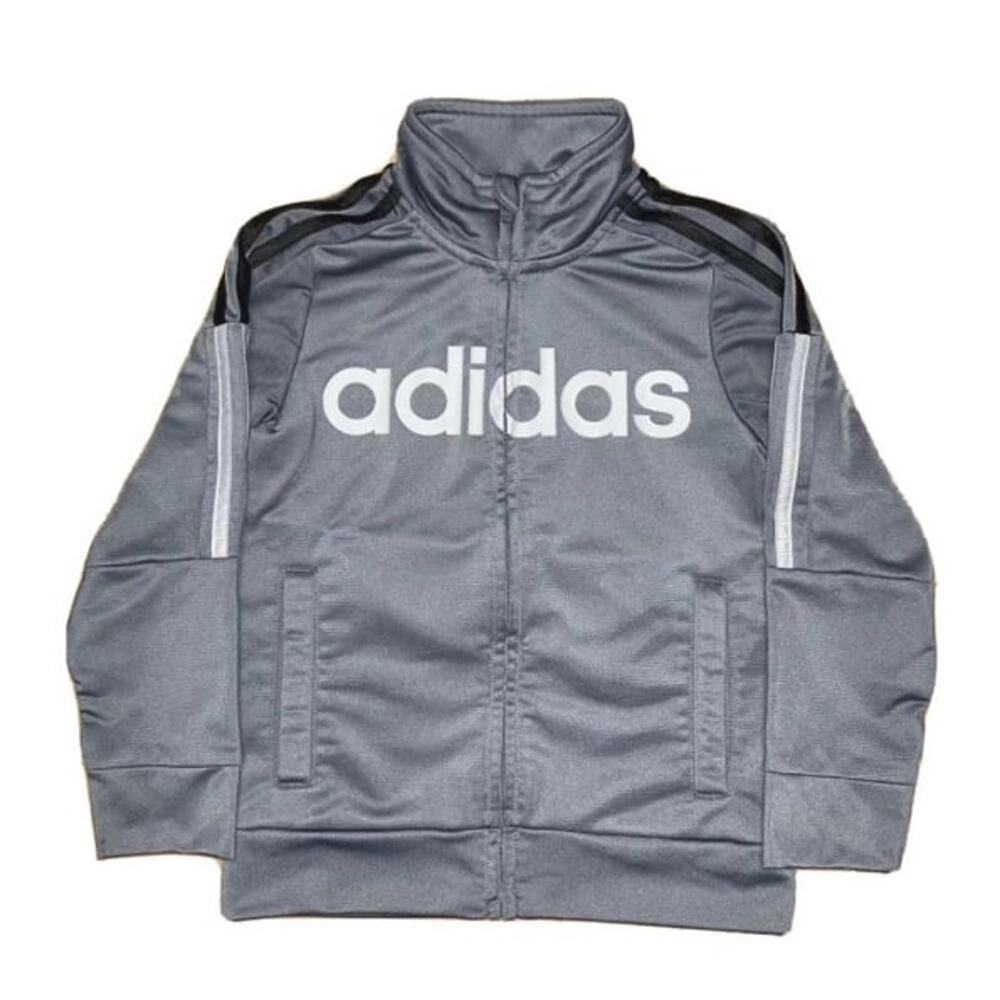 Adidas toddler boys 3T Full Zip Jacket grey